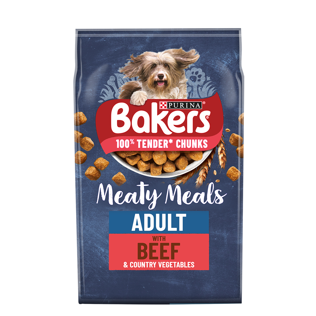 BAKERS Meaty Meals with Beef Dry Dog Food